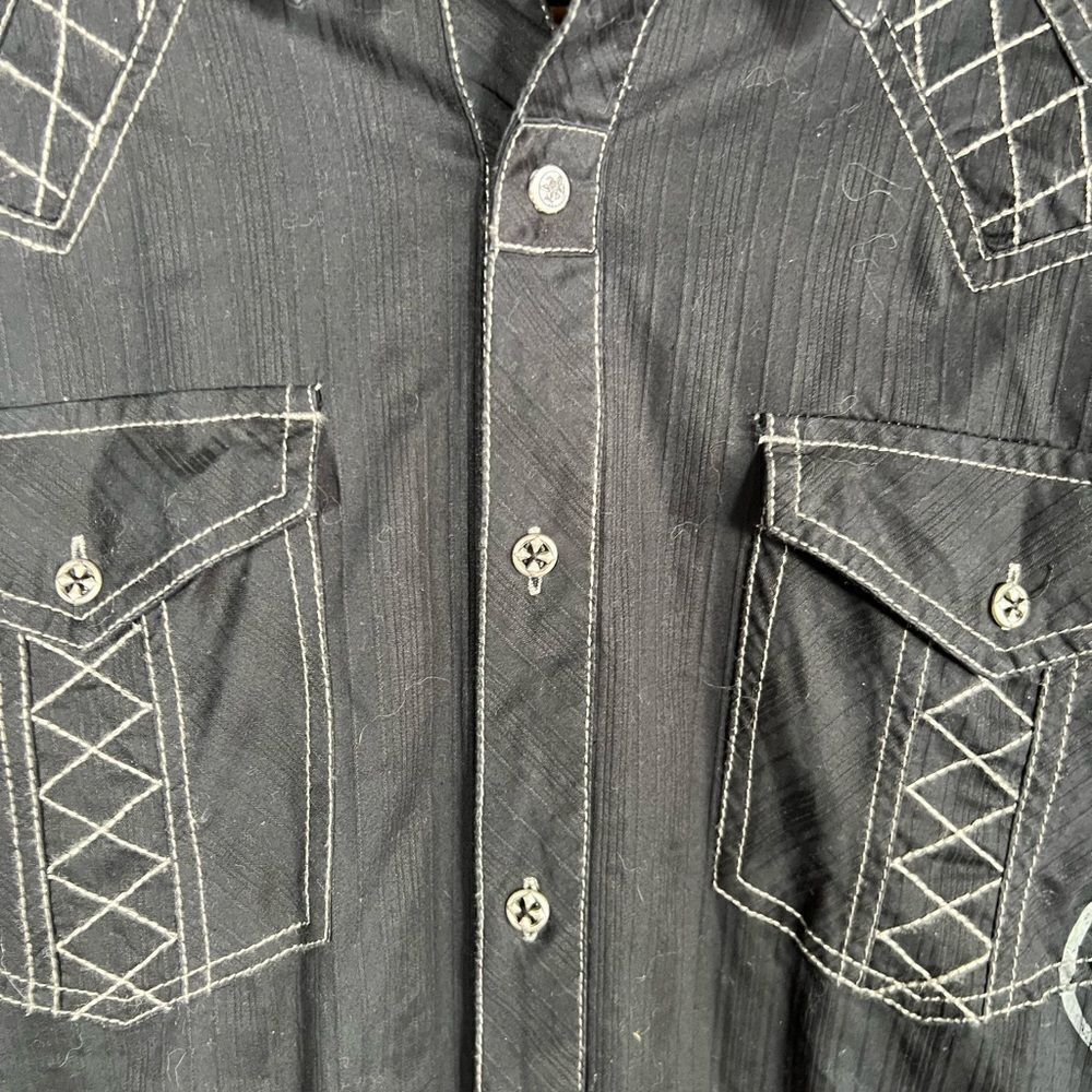 Affliction Button Up Shirt - Picture 6 of 9